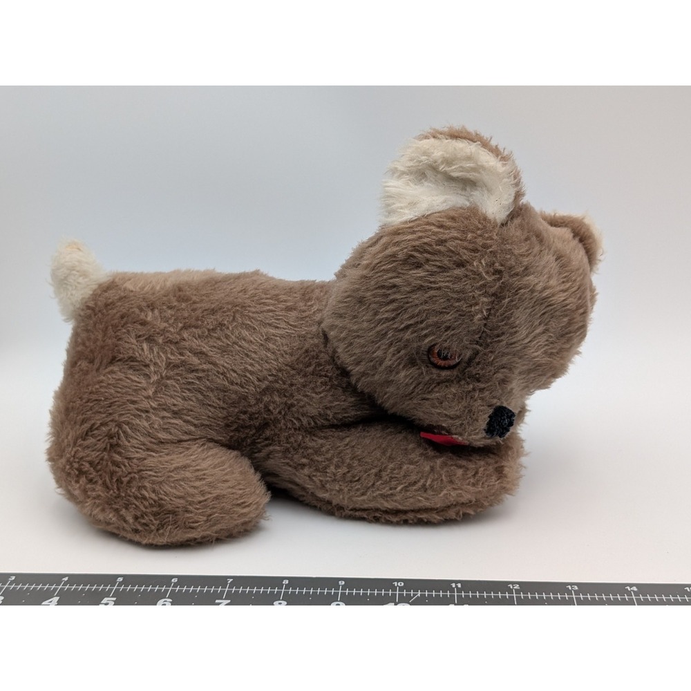 Vintage Brown Bear Plush 8 Inch Tall Stuffed Animal‎ Toy